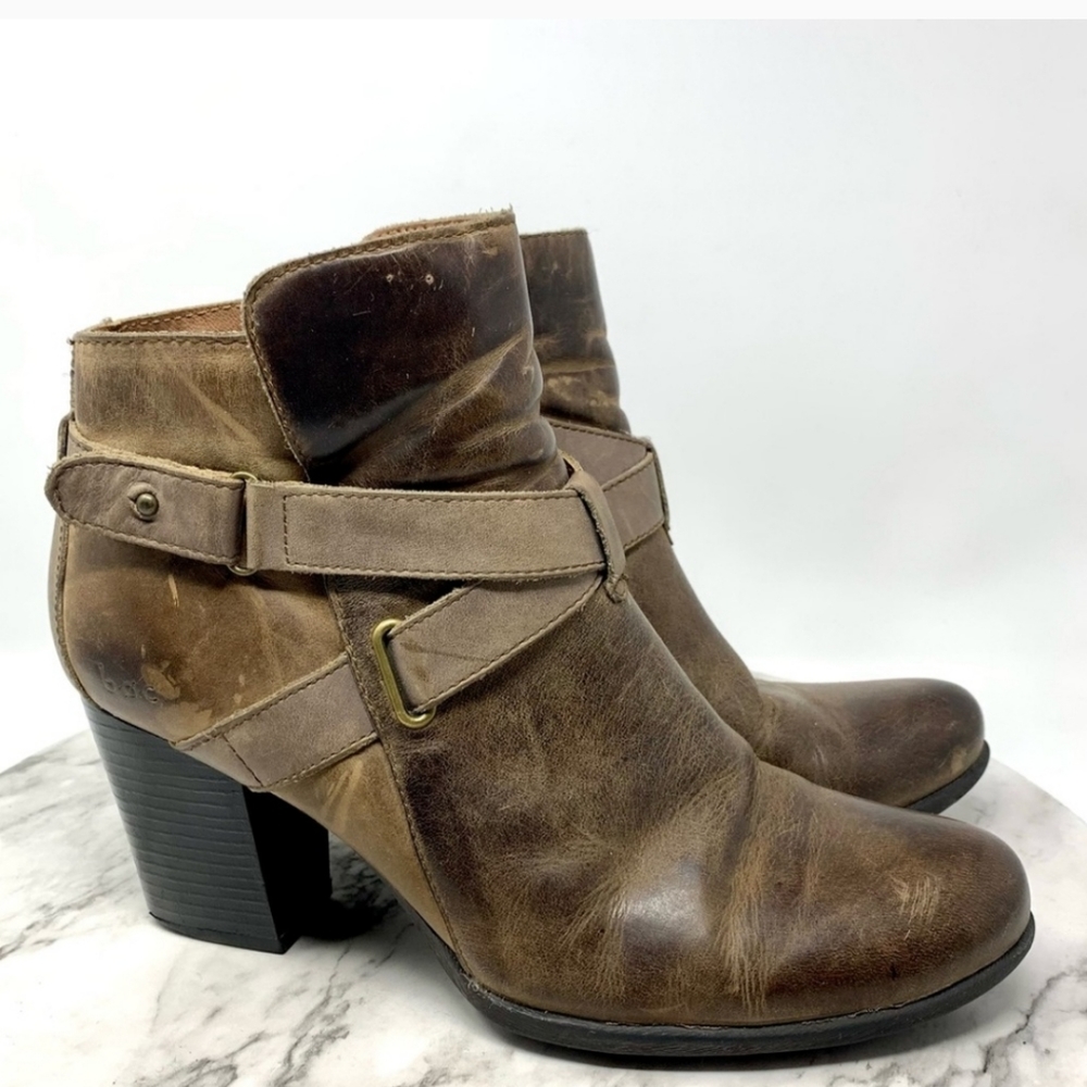 B.O.C oiled leather ankle boot
